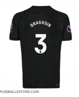 Günstige Tottenham Hotspur Radu Dragusin #3 Auswärtstrikot 2025-26 Kurzarm